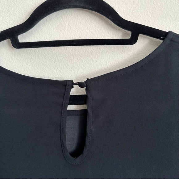 UNIVERSAL STANDARD Isabelle Luxe Sheath Dress Black Large - Picture 12 of 13